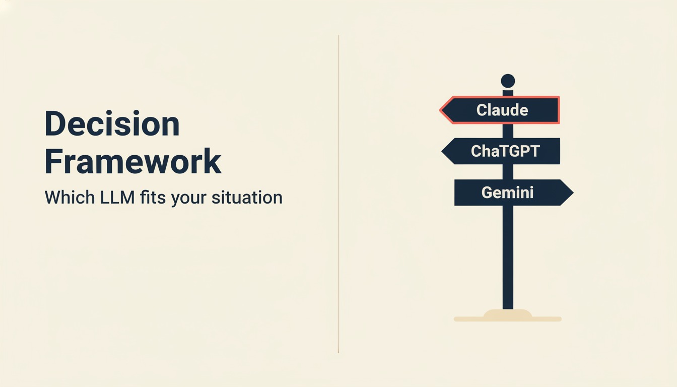 Decision Framework — framework diagram