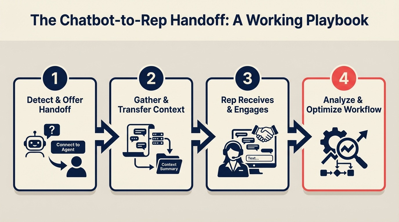 The Chatbot-to-Rep Handoff: A Working Playbook