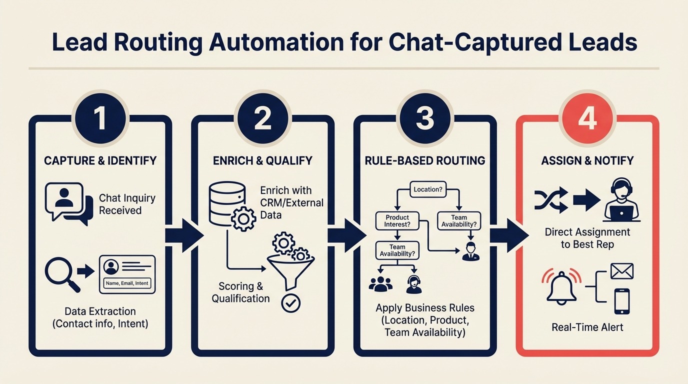Lead Routing Automation for Chat-Captured Leads