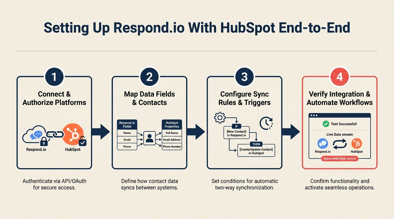 Setting Up Respond.io With HubSpot End-to-End