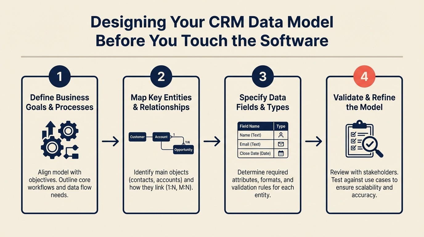 Designing Your CRM Data Model Before You Touch the Software