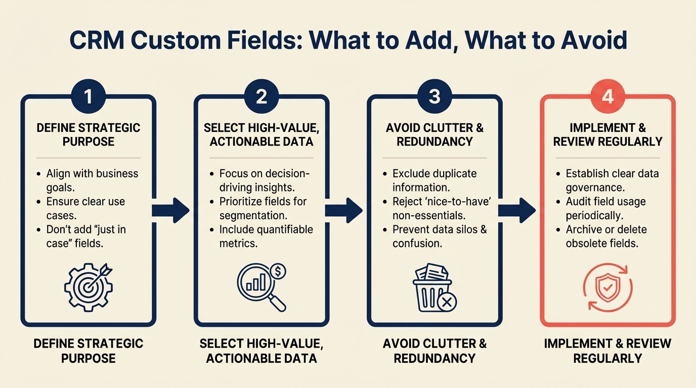CRM Custom Fields: What to Add, What to Avoid