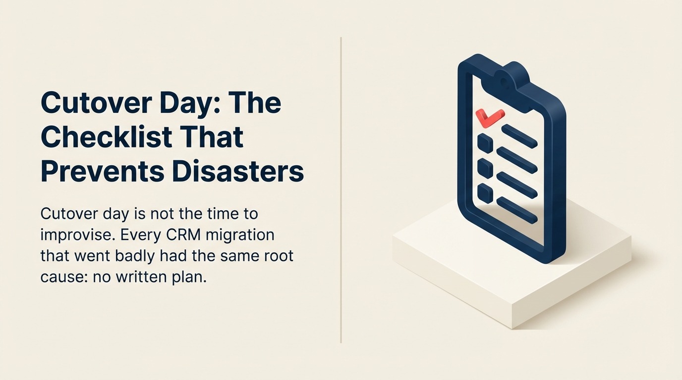 Cutover Day: The Checklist That Prevents Disasters