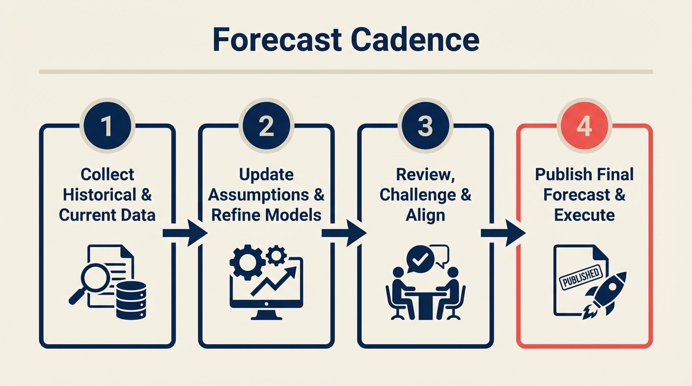 Forecast Cadence: Weekly vs. Monthly vs. Continuous, What Works and When