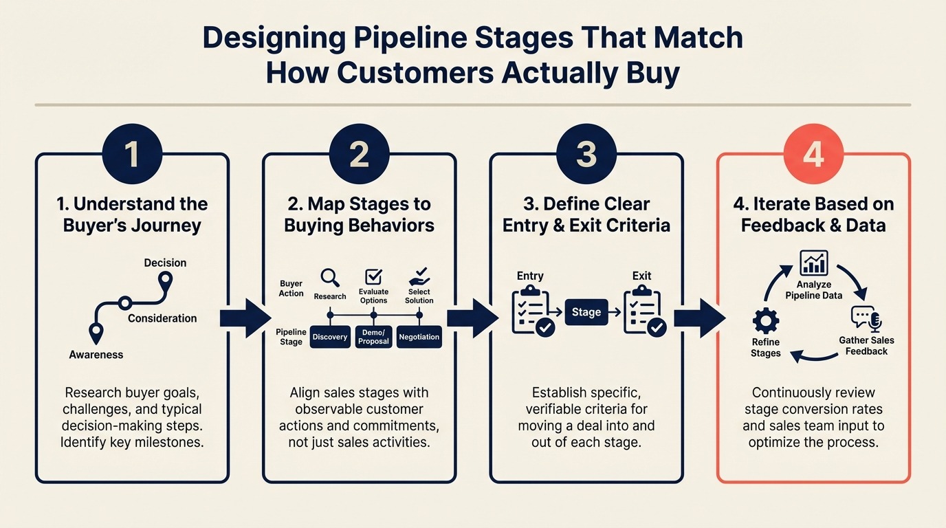 Designing Pipeline Stages That Match How Customers Actually Buy