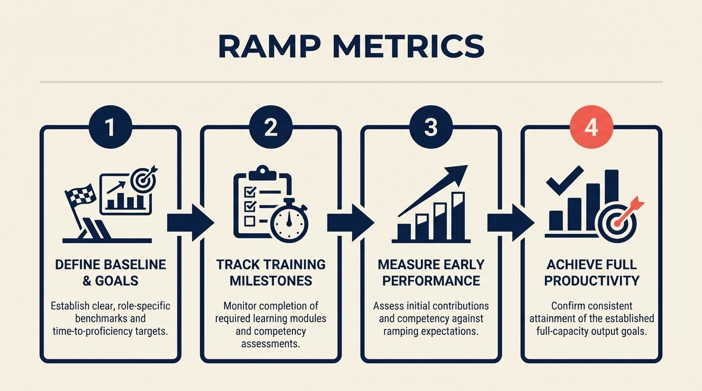 Ramp Metrics: What to Measure in a New Rep's First Quarter