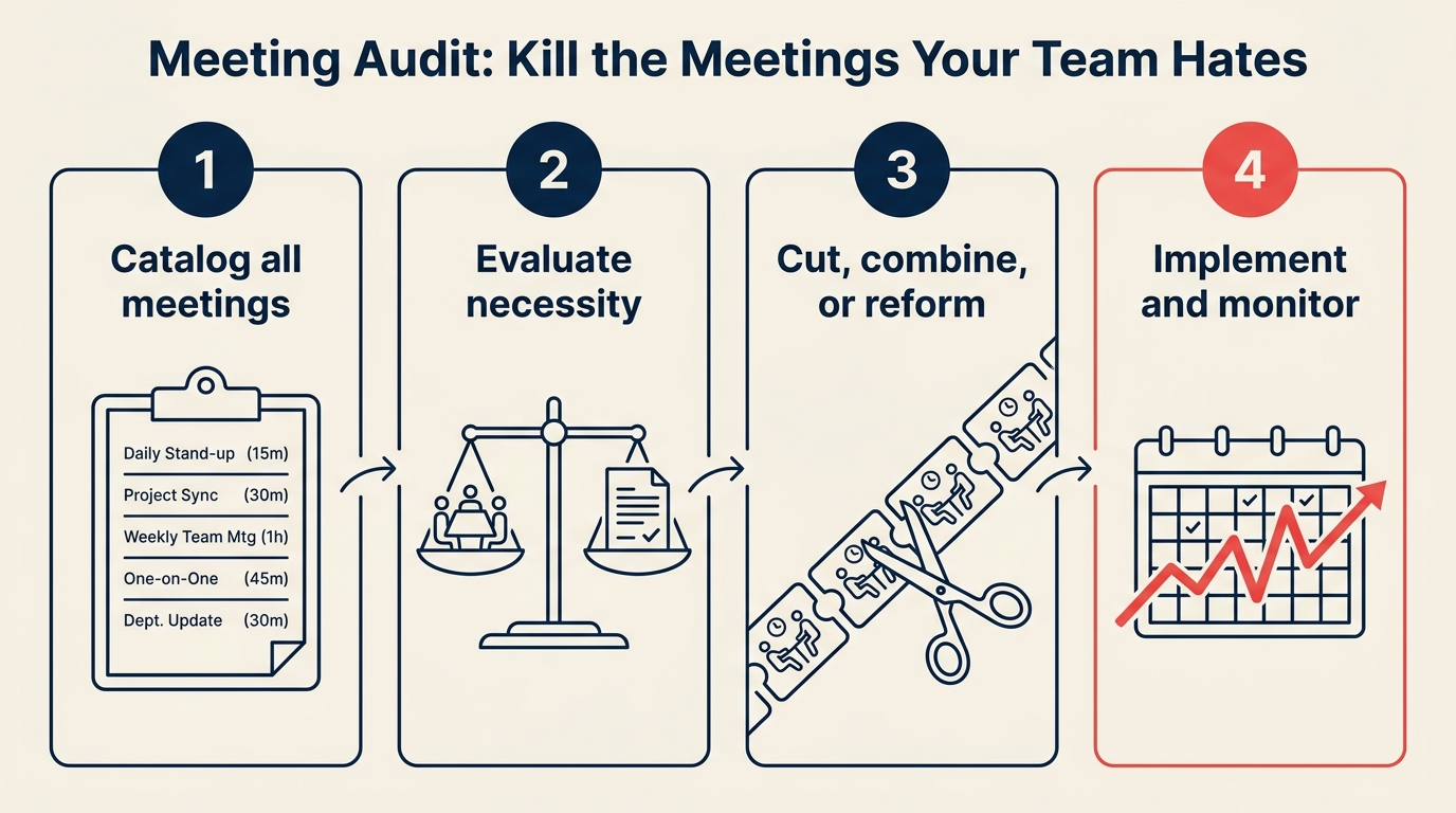 Meeting Audit: How to Kill the Meetings Your Team Hates