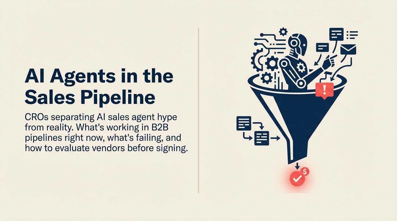 AI Agents in the Sales Pipeline: Hype, Reality, and What's Actually Working