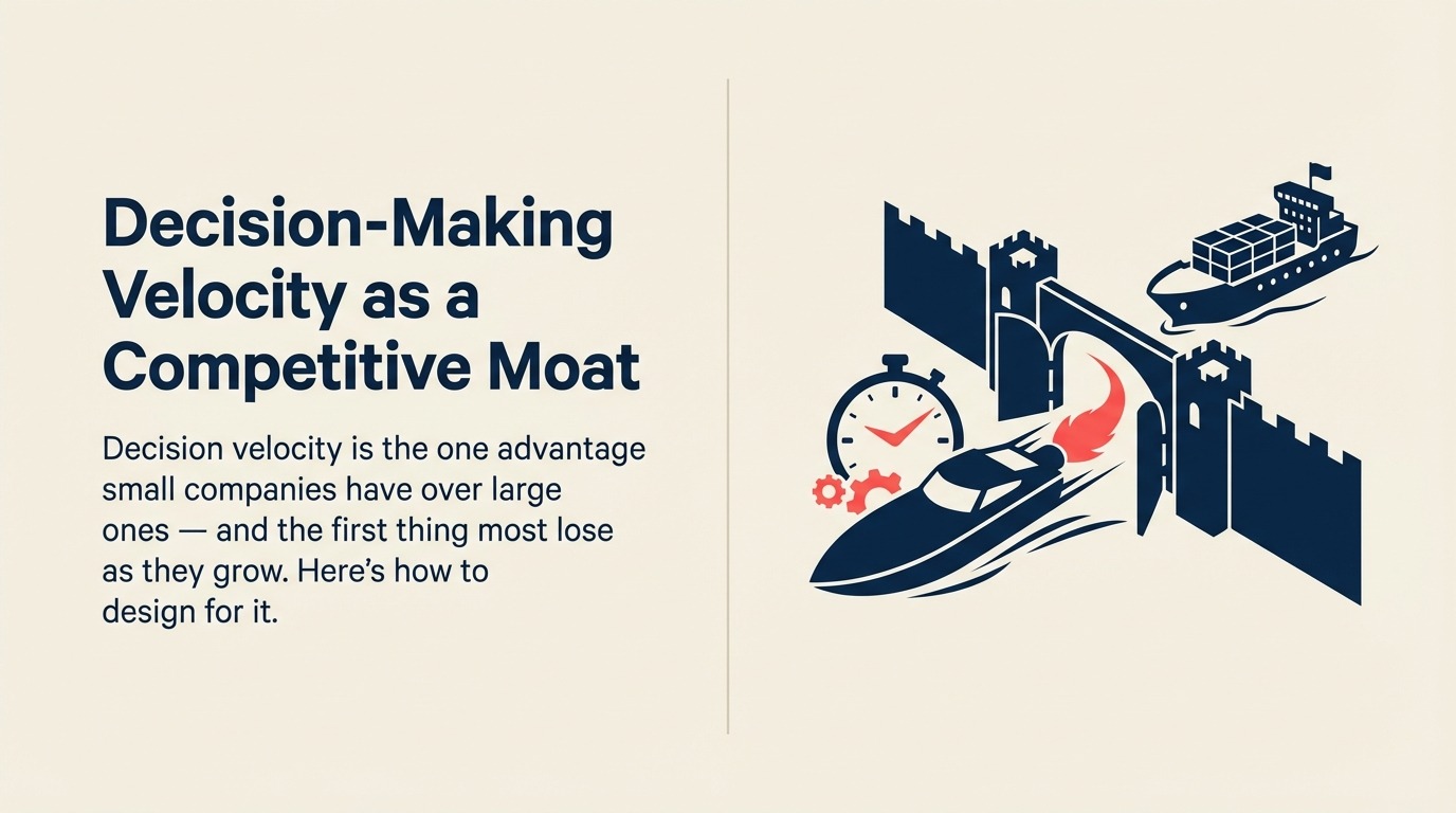 Decision-Making Velocity as a Competitive Moat