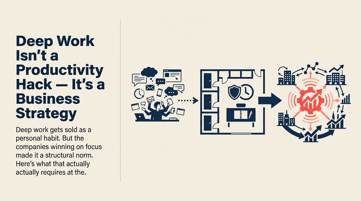 Deep Work Isn't a Productivity Hack — It's a Business Strategy