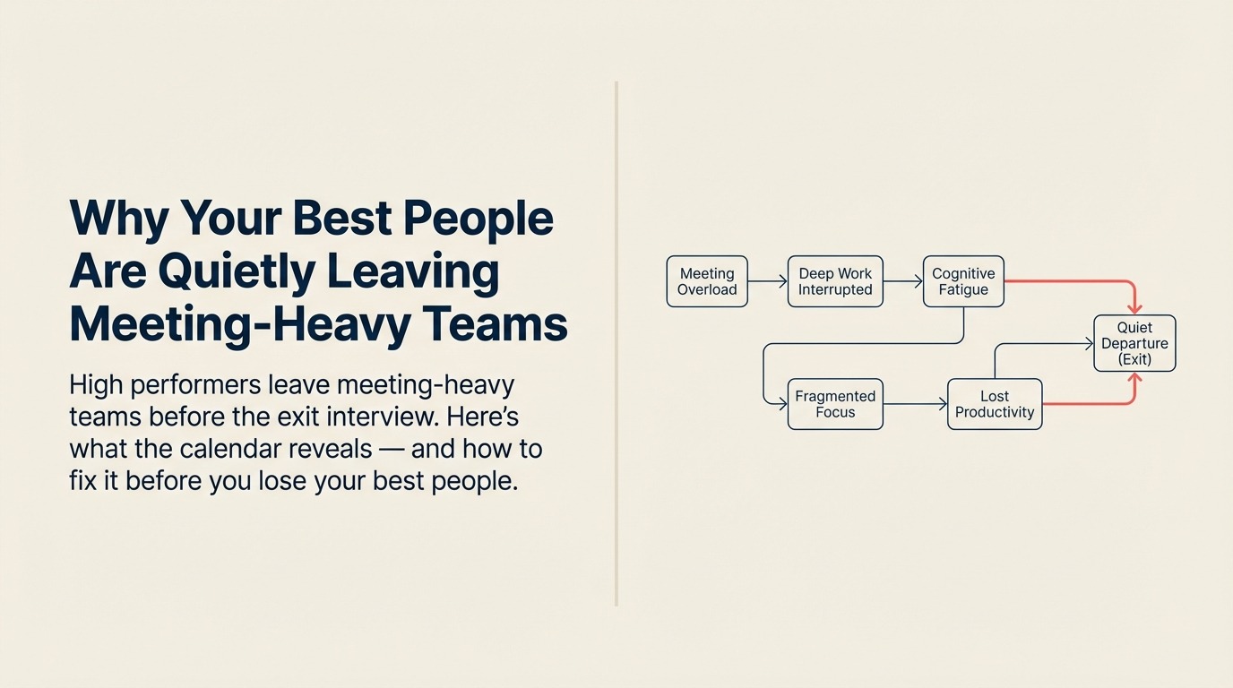 Why Your Best People Are Quietly Leaving Meeting-Heavy Teams