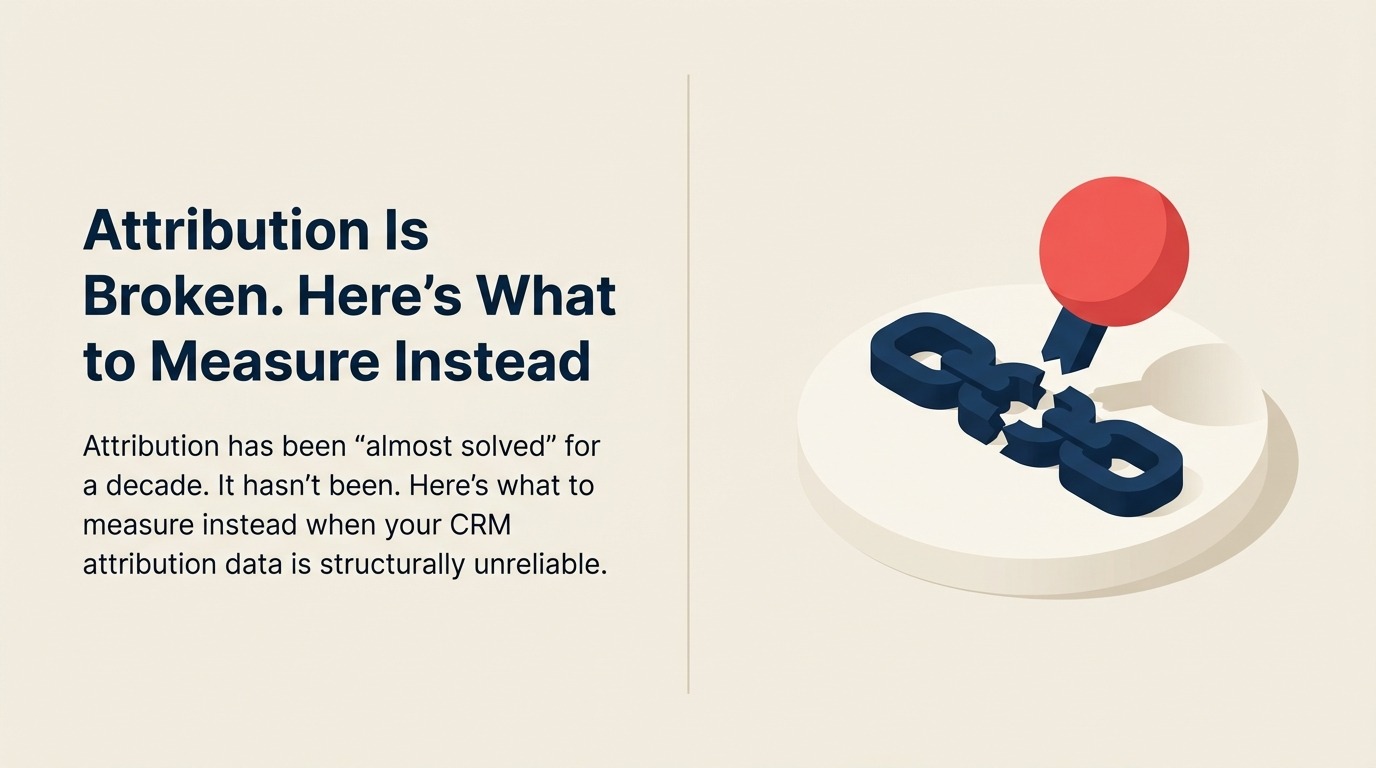 Attribution Is Broken. Here's What to Measure Instead