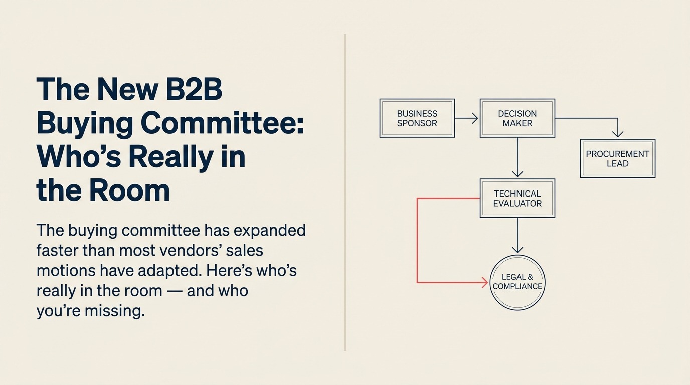 The New B2B Buying Committee: Who's Really in the Room