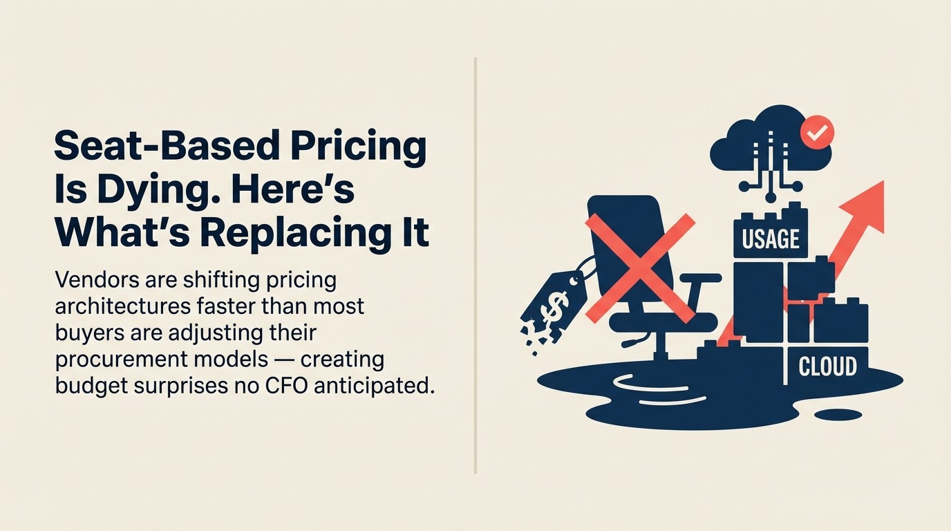 Seat-Based Pricing Is Dying. Here's What's Replacing It