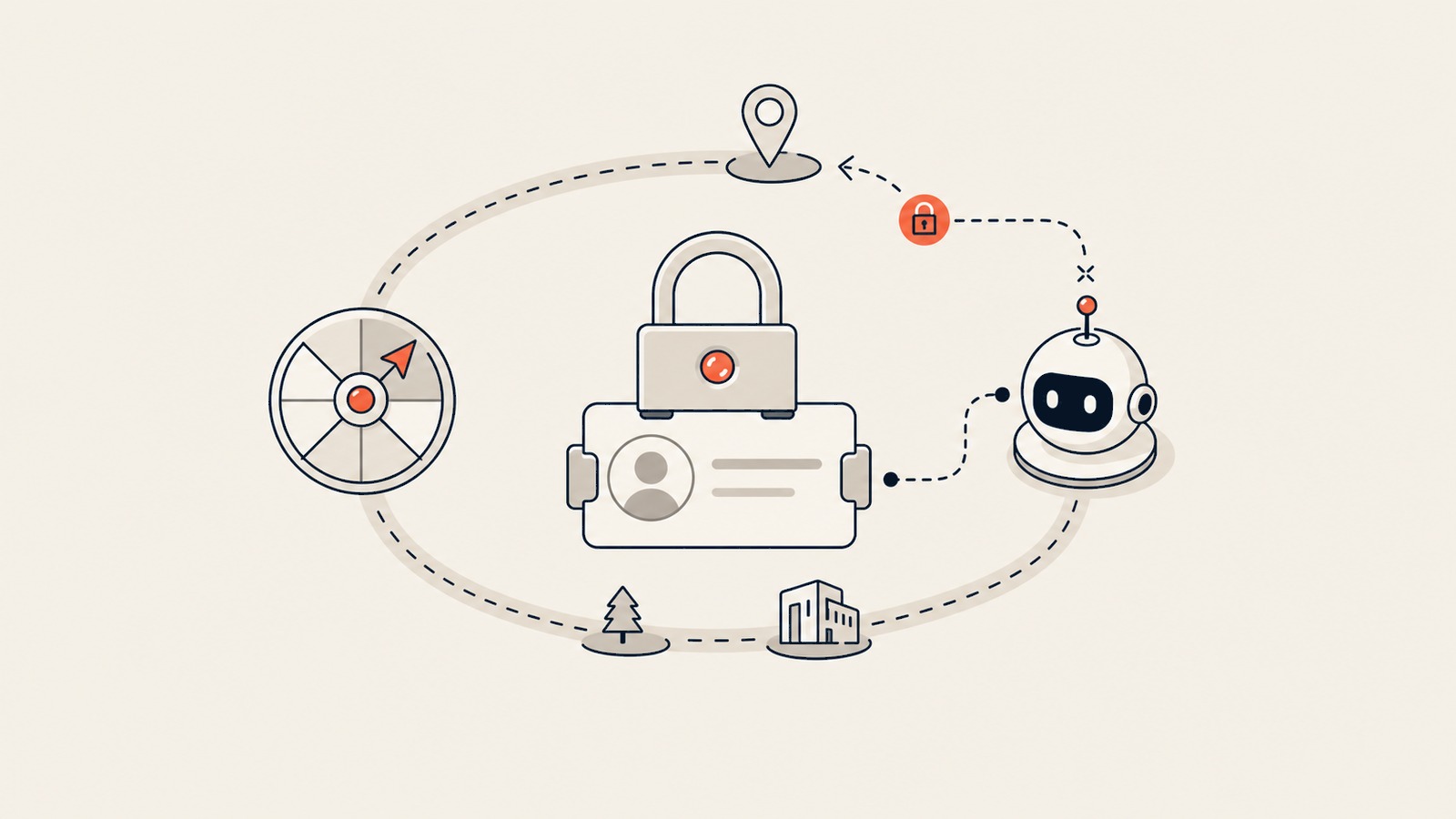 Visual inline AI Lead Routing Agent menampilkan penguncian akun bernama
