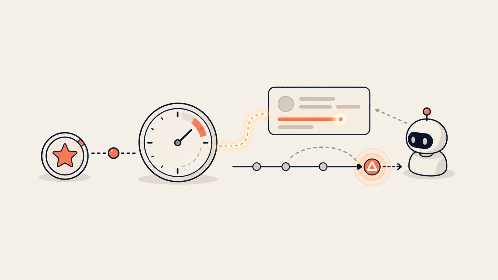 AI Lead Scoring Agent Inline-Visual mit Score-Delta-Uhr