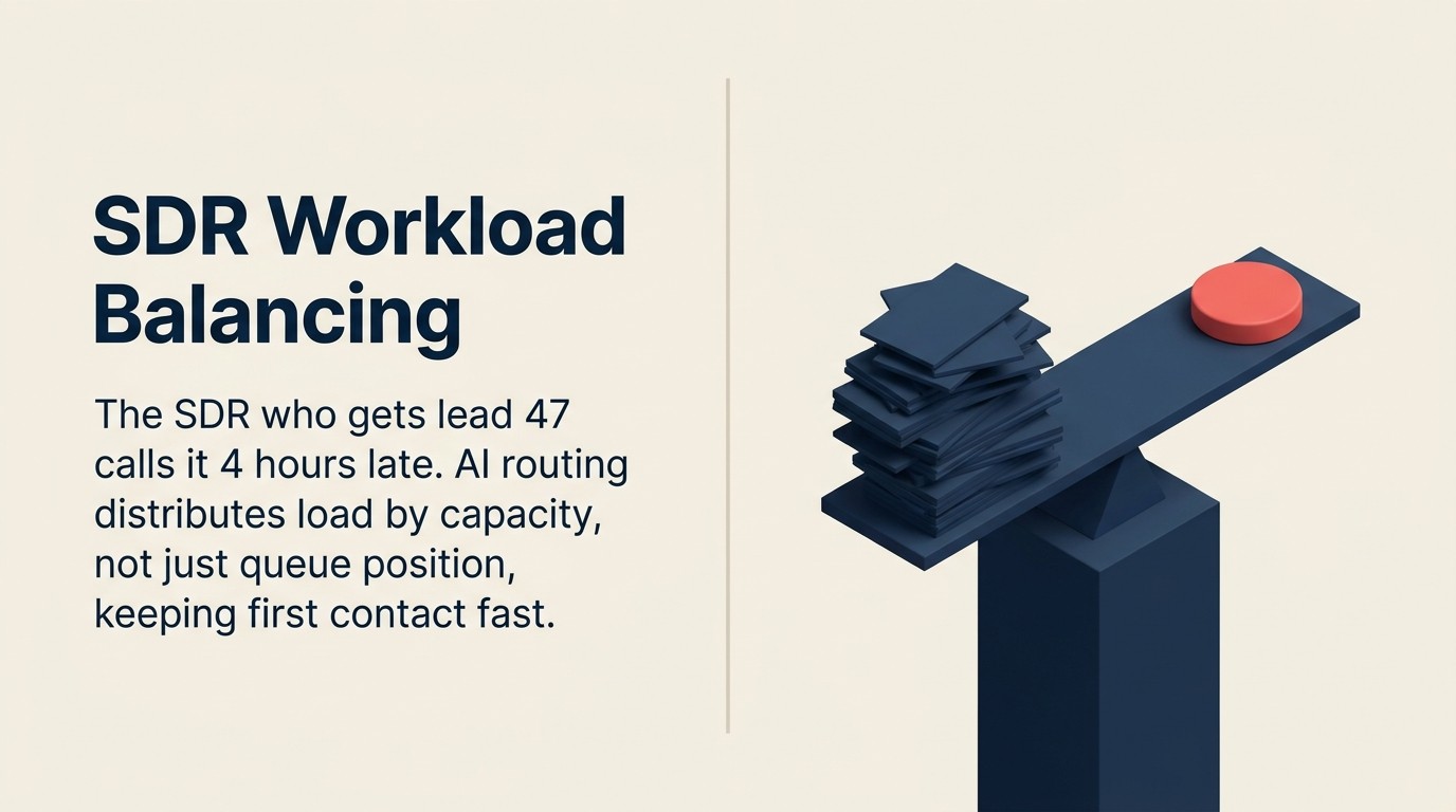SDR Workload Balancing With AI-Driven Routing