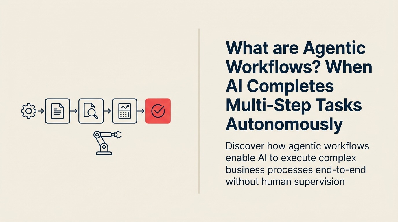 Agentic Workflowsとは？AIが複数ステップのタスクを自律的に完了する仕組み