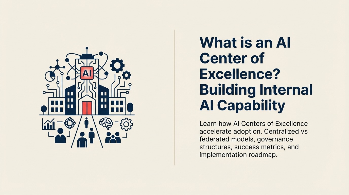 AI Center of Excellenceとは?社内AI能力の構築