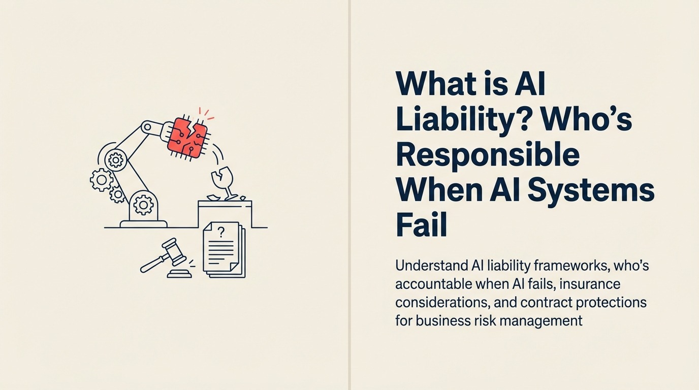 AI責任とは?AIシステムが失敗したとき誰が責任を負うか