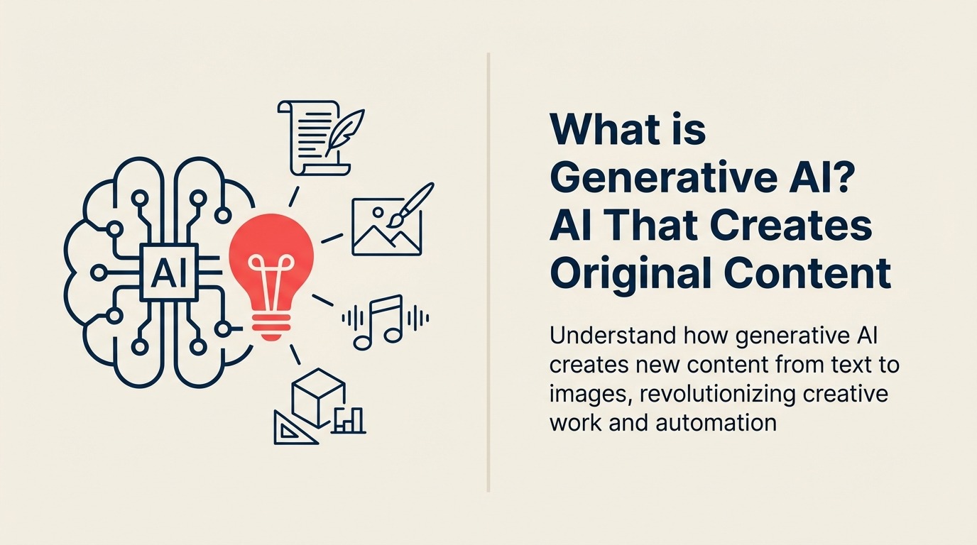 O que é IA Generativa? IA que Cria Conteúdo Original