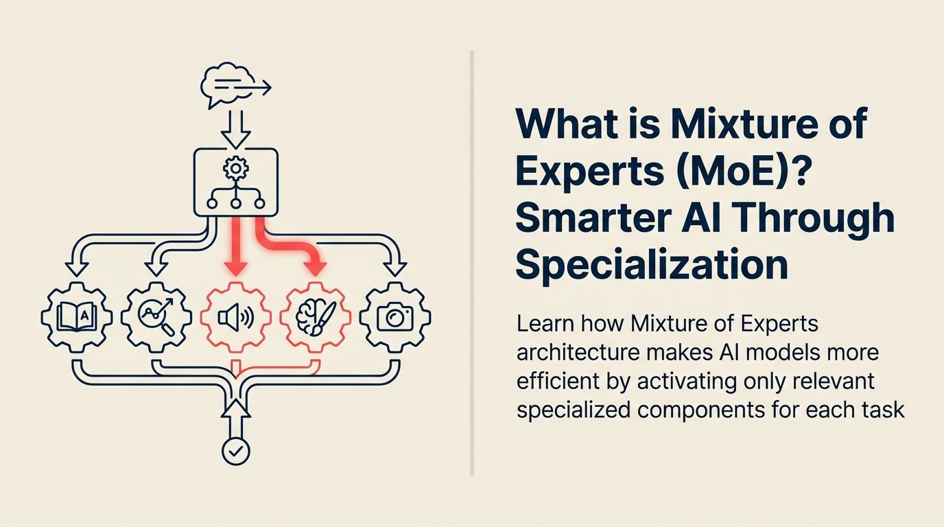 O que é Mixture of Experts (MoE)? AI Mais Inteligente Através de Especialização