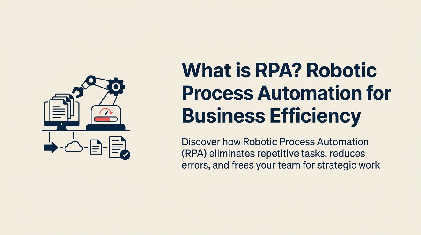 RPAとは？ビジネス効率化のためのRobotic Process Automation