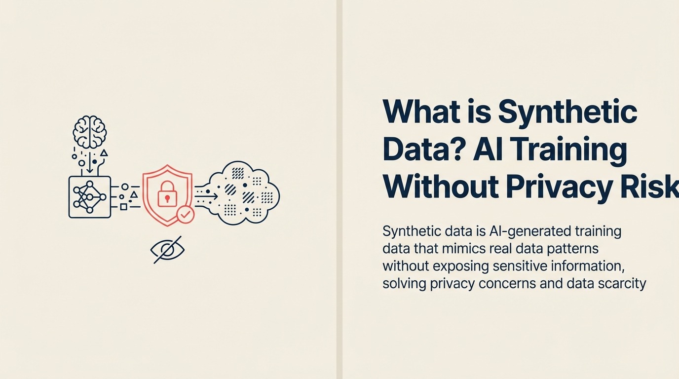 Synthetic Dataとは？プライバシーリスクなしのAIトレーニング