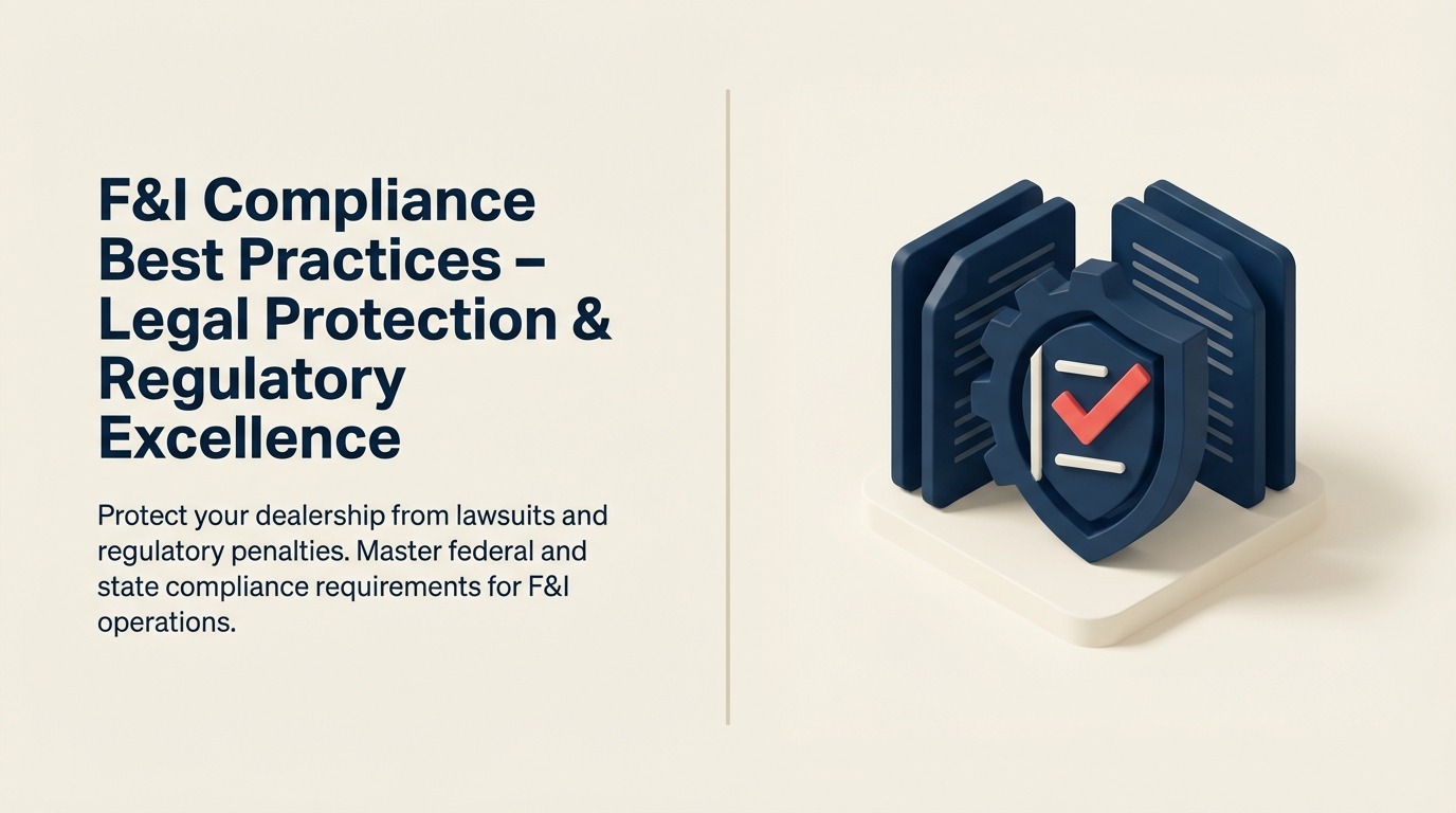 Melhores Práticas de Conformidade em F&I - Proteção Legal e Excelência Regulatória - Guia 2026