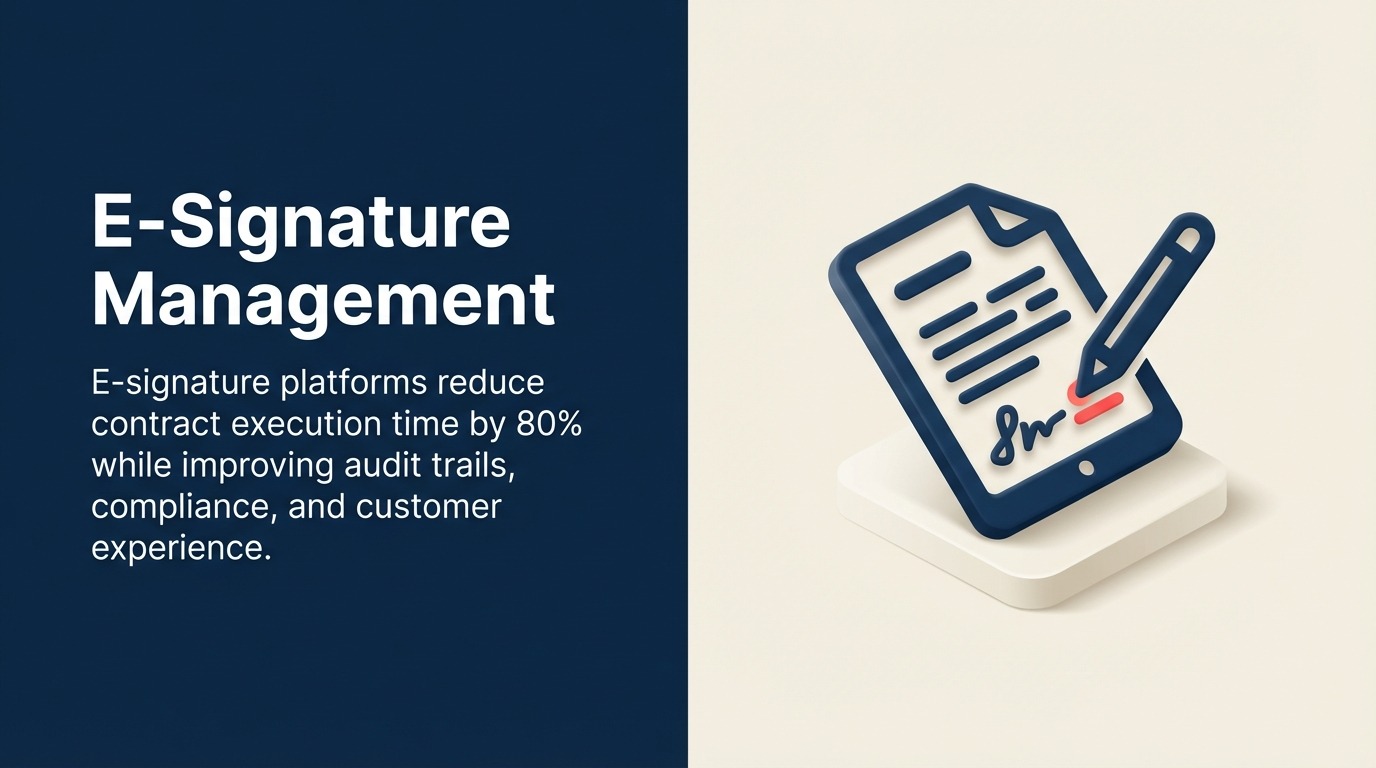 E-Signature Management: Digital Contract Execution Technology - 2026 Guide