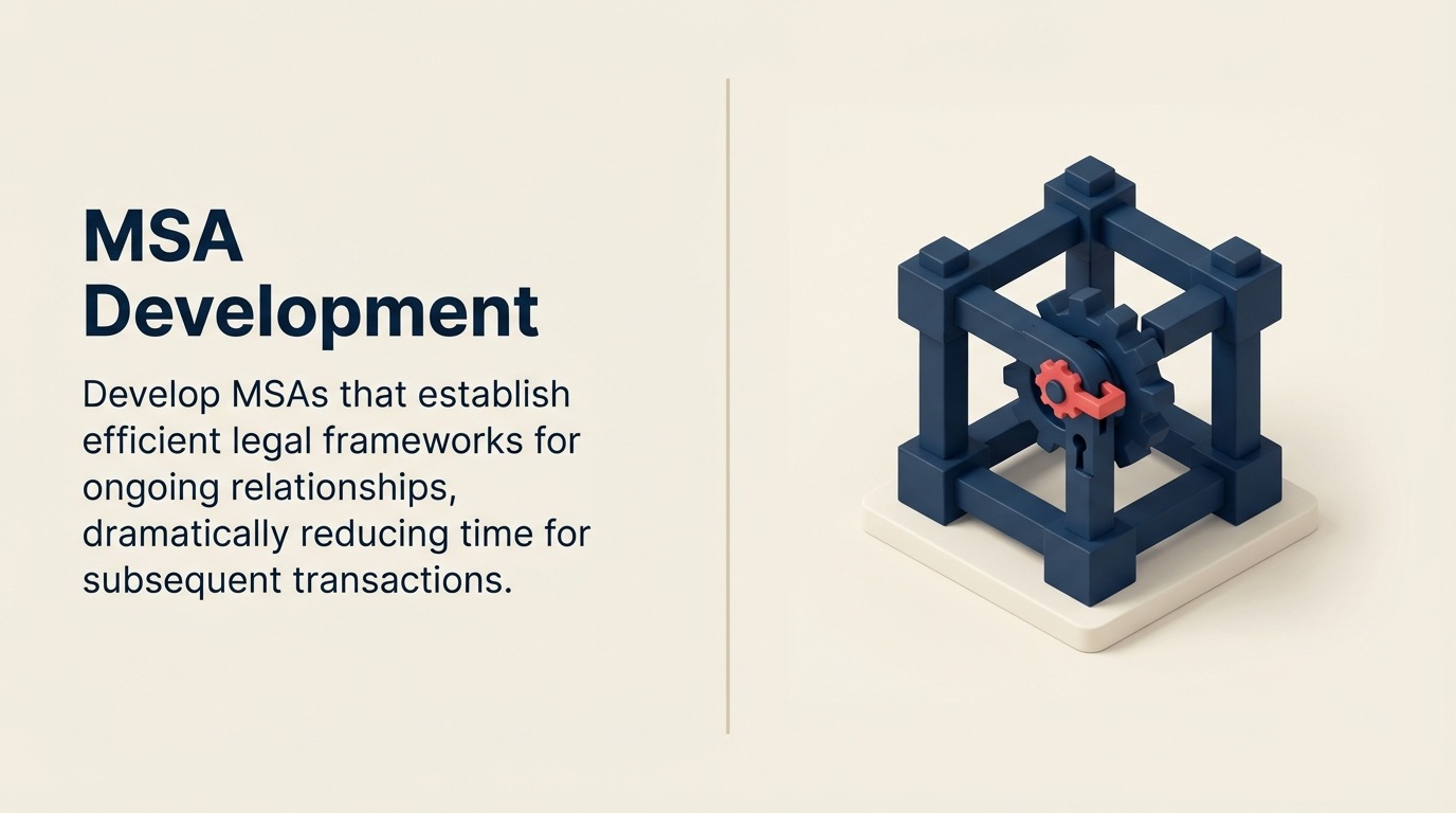 MSA Development: Building Master Service Agreement Foundations