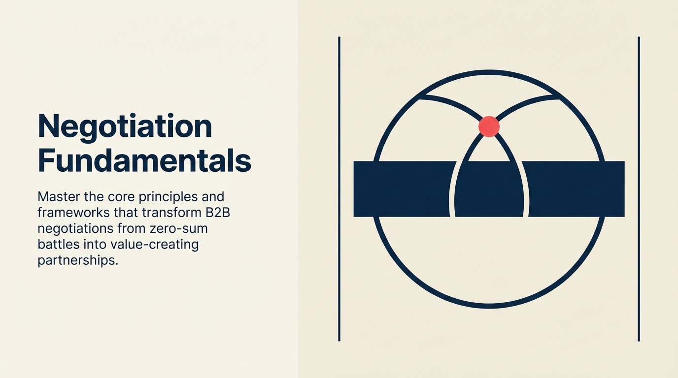 Negotiation Fundamentals: Ilmu Penciptaan Nilai Bersama - Panduan 2026