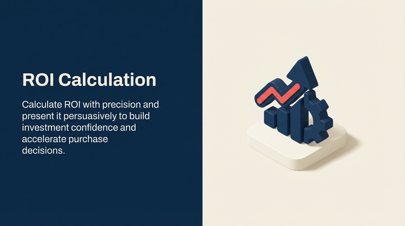 ROI Calculation: 買い手が理解できる財務条件での価値の定量化