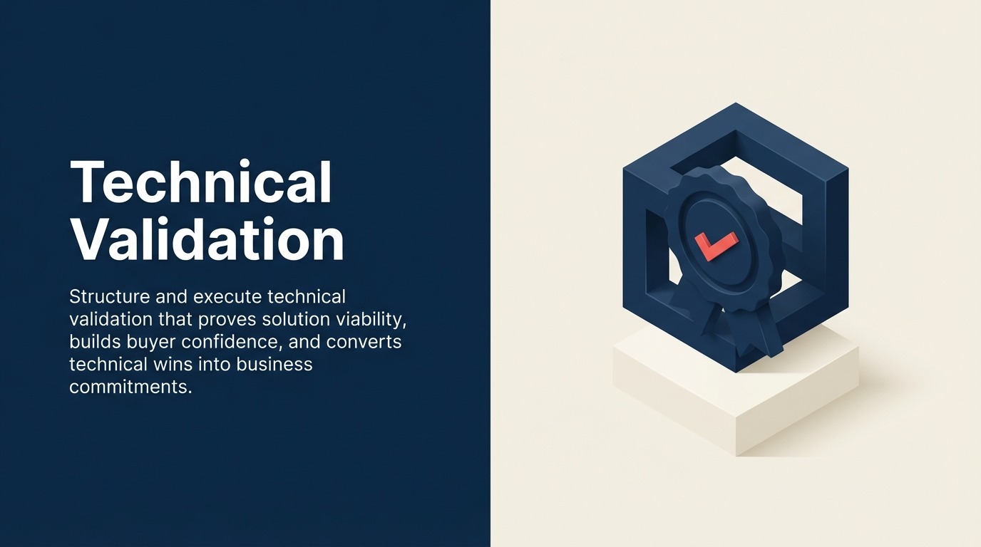 Technical Validation: Proving Solution Fit Through POCs and Pilots