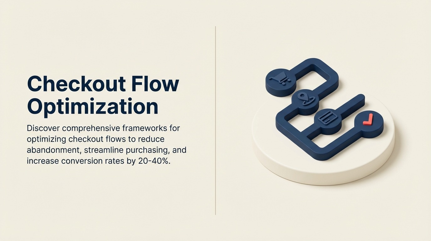 チェックアウトフロー最適化: 摩擦削減とコンバージョン増加