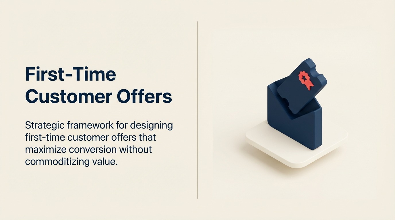 First-Time Customer Offers: Menyeimbangkan Ekonomi Akuisisi dengan Nilai Jangka Panjang