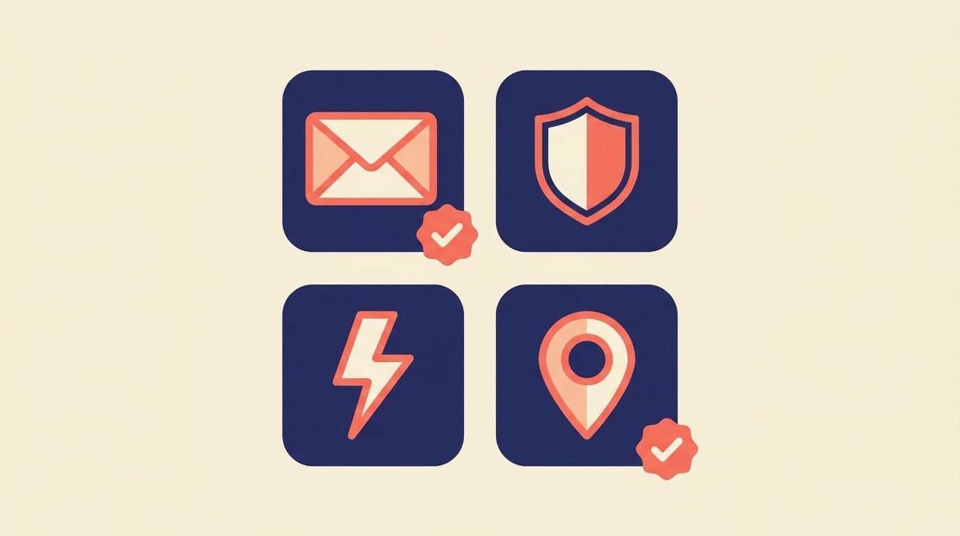 Comparison matrix of USPS, UPS, FedEx, and regional carriers across cost, speed, and coverage