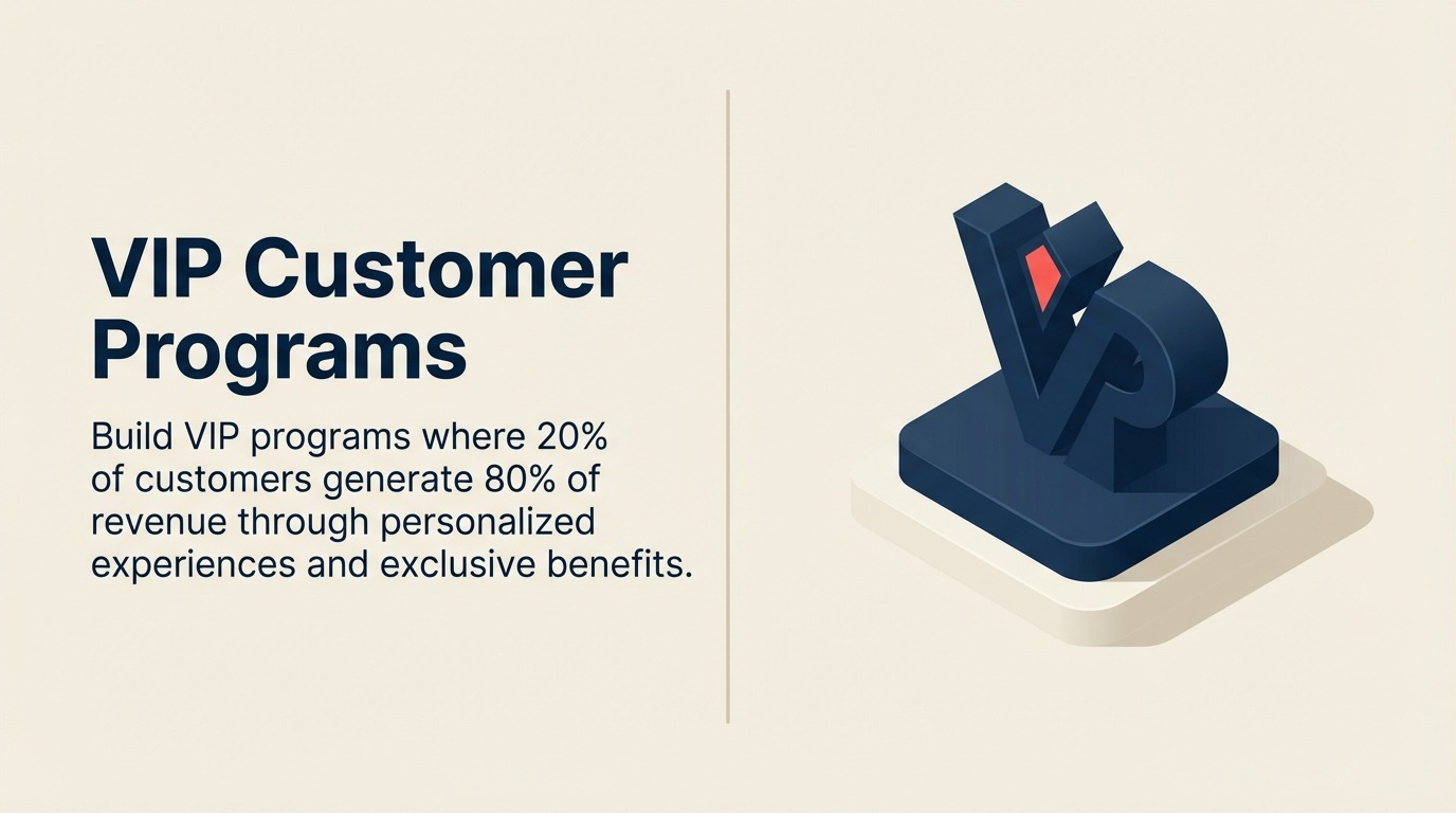 VIP顧客プログラム:高価値顧客のための階層構造の構築
