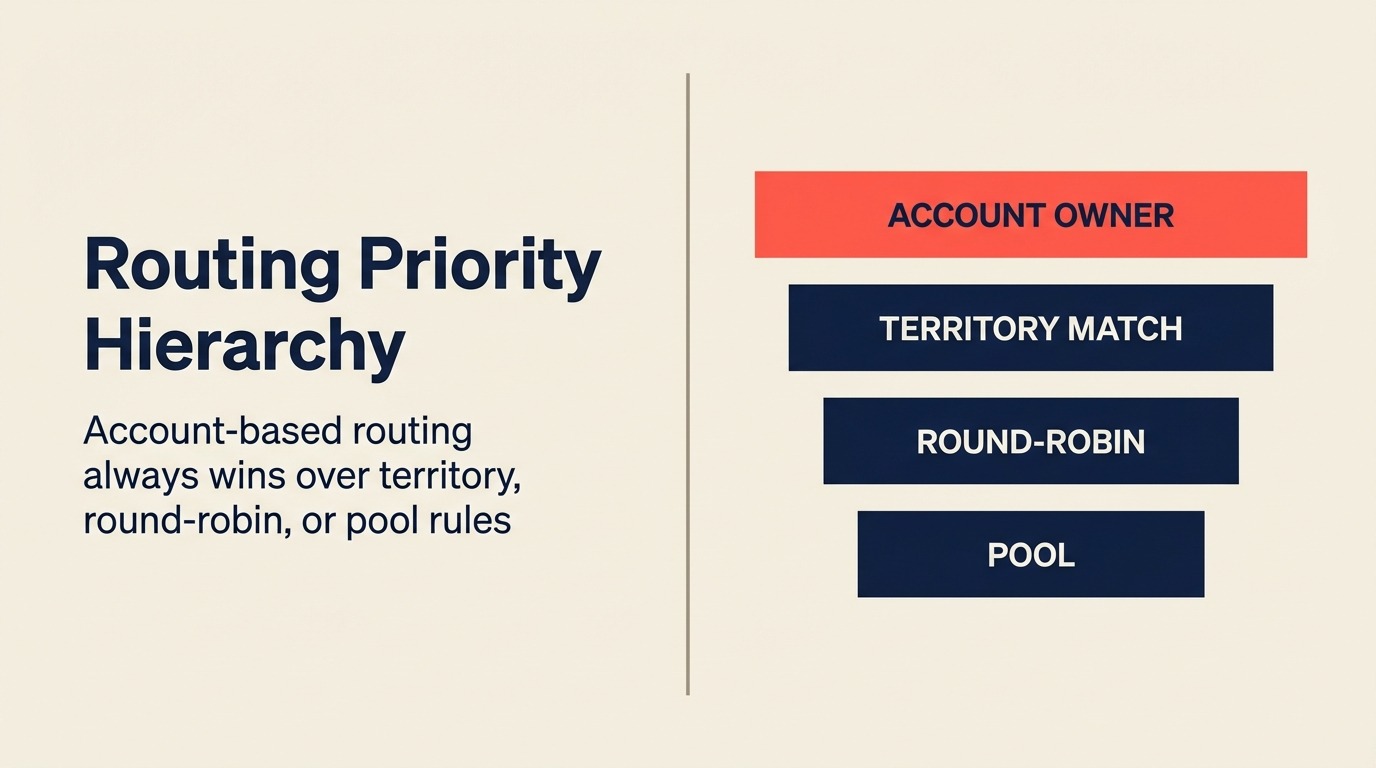Hierarquia de Prioridade de Routing