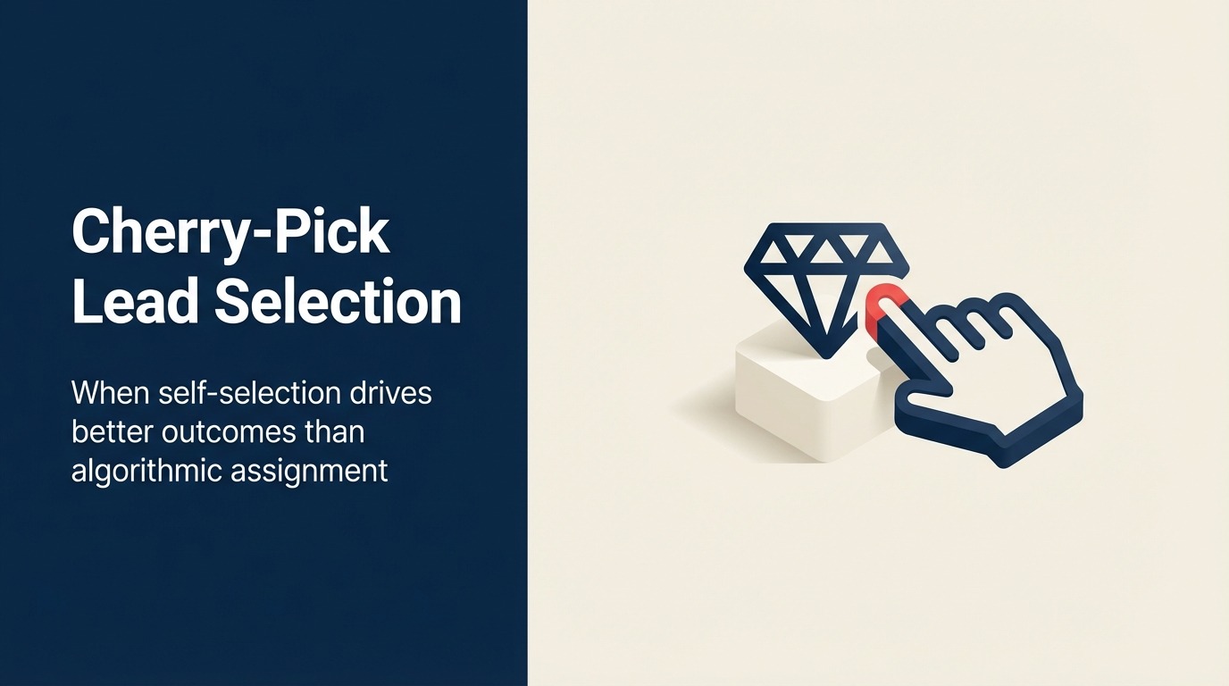 Selección de Leads Cherry-Pick: Auto-Asignación Estratégica para Alto Rendimiento
