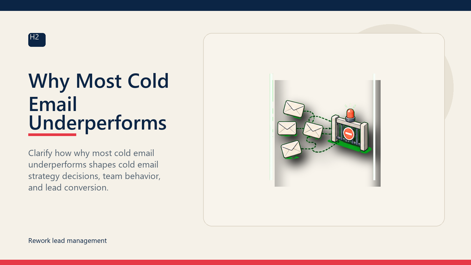 Why Most Cold Email Underperforms