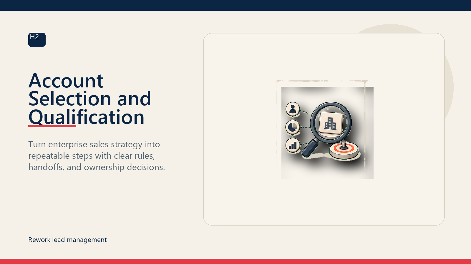Account Selection and Qualification