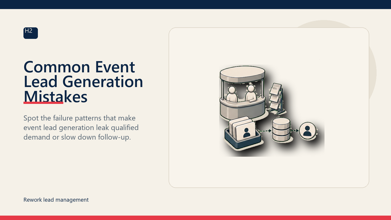 Common Event Lead Generation Mistakes
