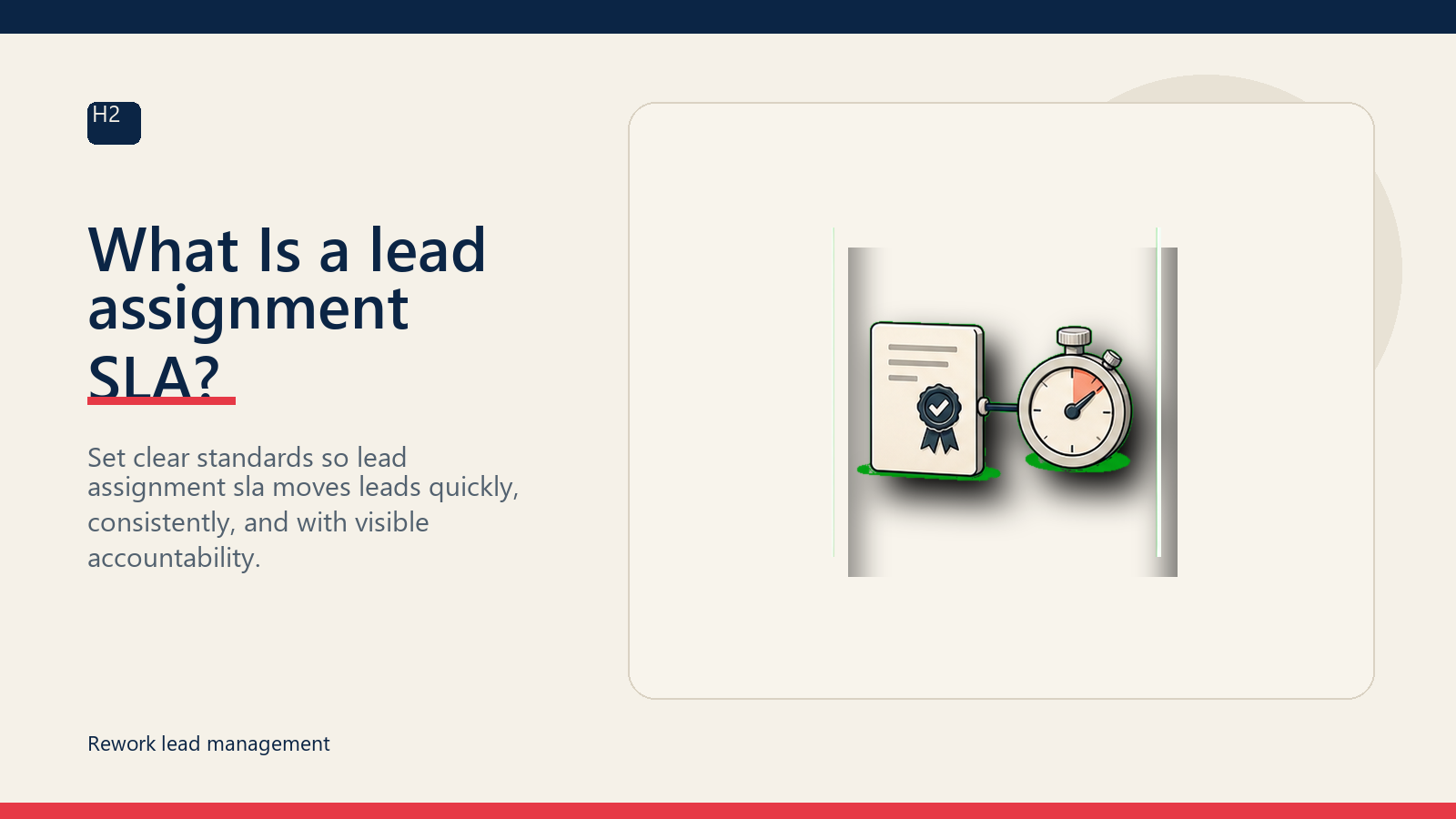 What Is a lead assignment SLA?