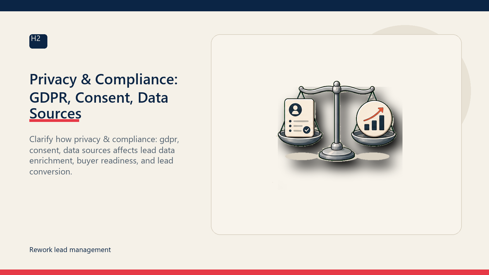 Privacy & Compliance: GDPR, Consent, Data Sources