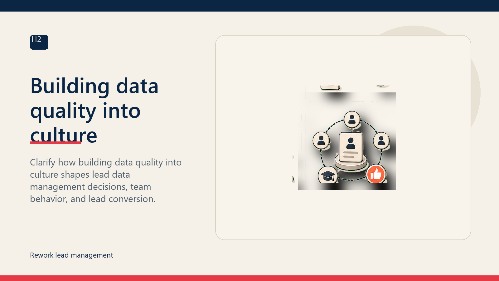 Building data quality into culture