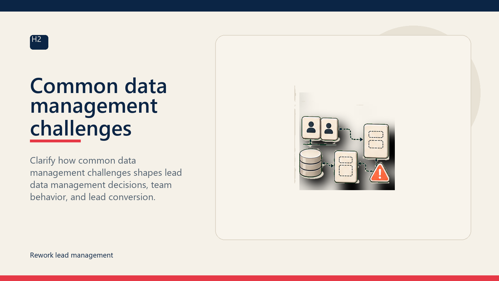 Common data management challenges