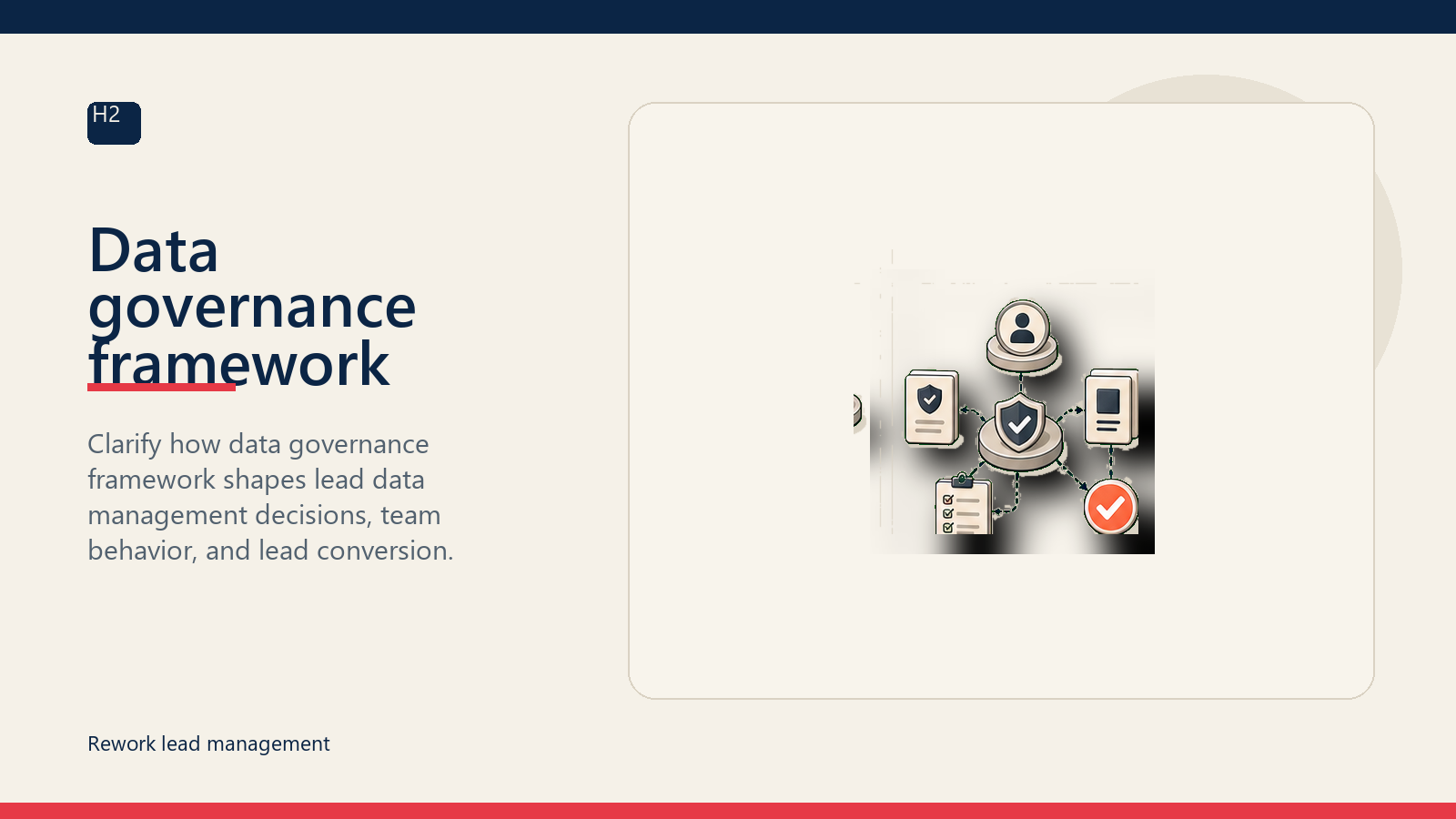 Data governance framework