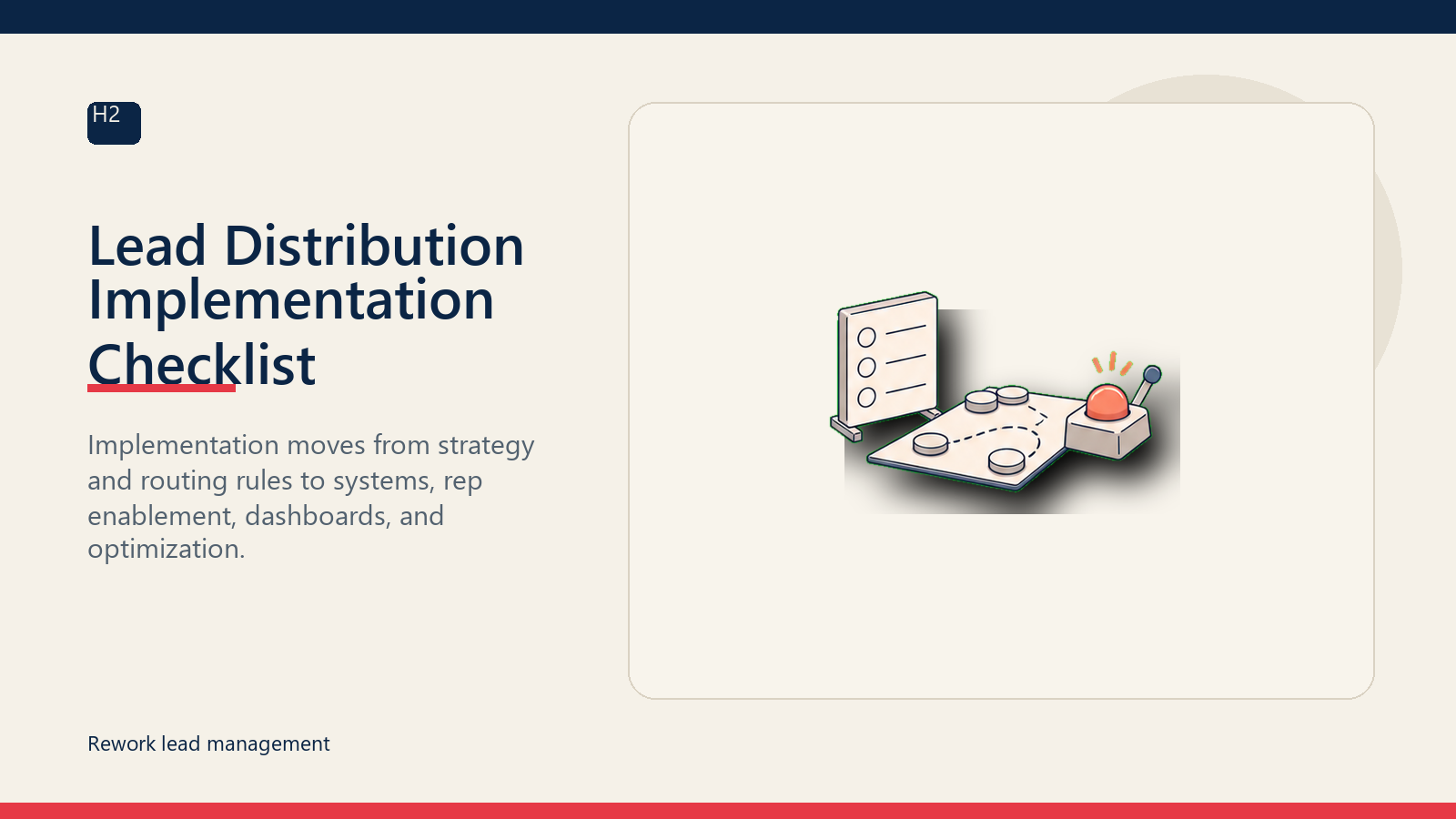 Lead Distribution Implementation Checklist