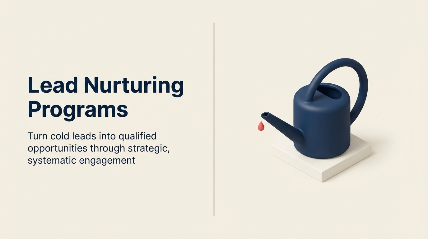 Programas de Nutrición de Leads: Conversión de Leads No Preparados Mediante Educación Estratégica
